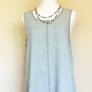 Dalia light blue denim dress US L